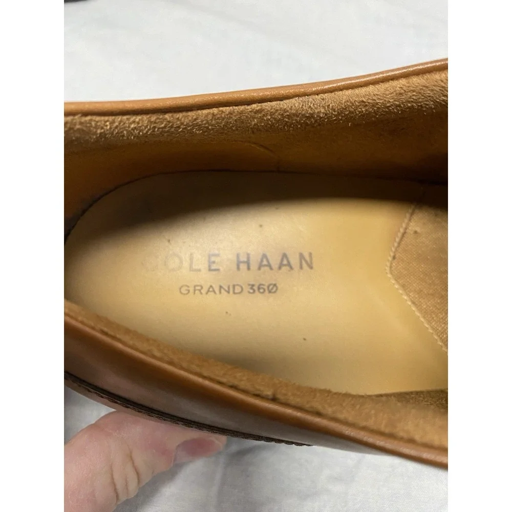 Cole‎ Haan Grand 360 Brown Leather Oxford Shoes Mens 13M Dress Casual
